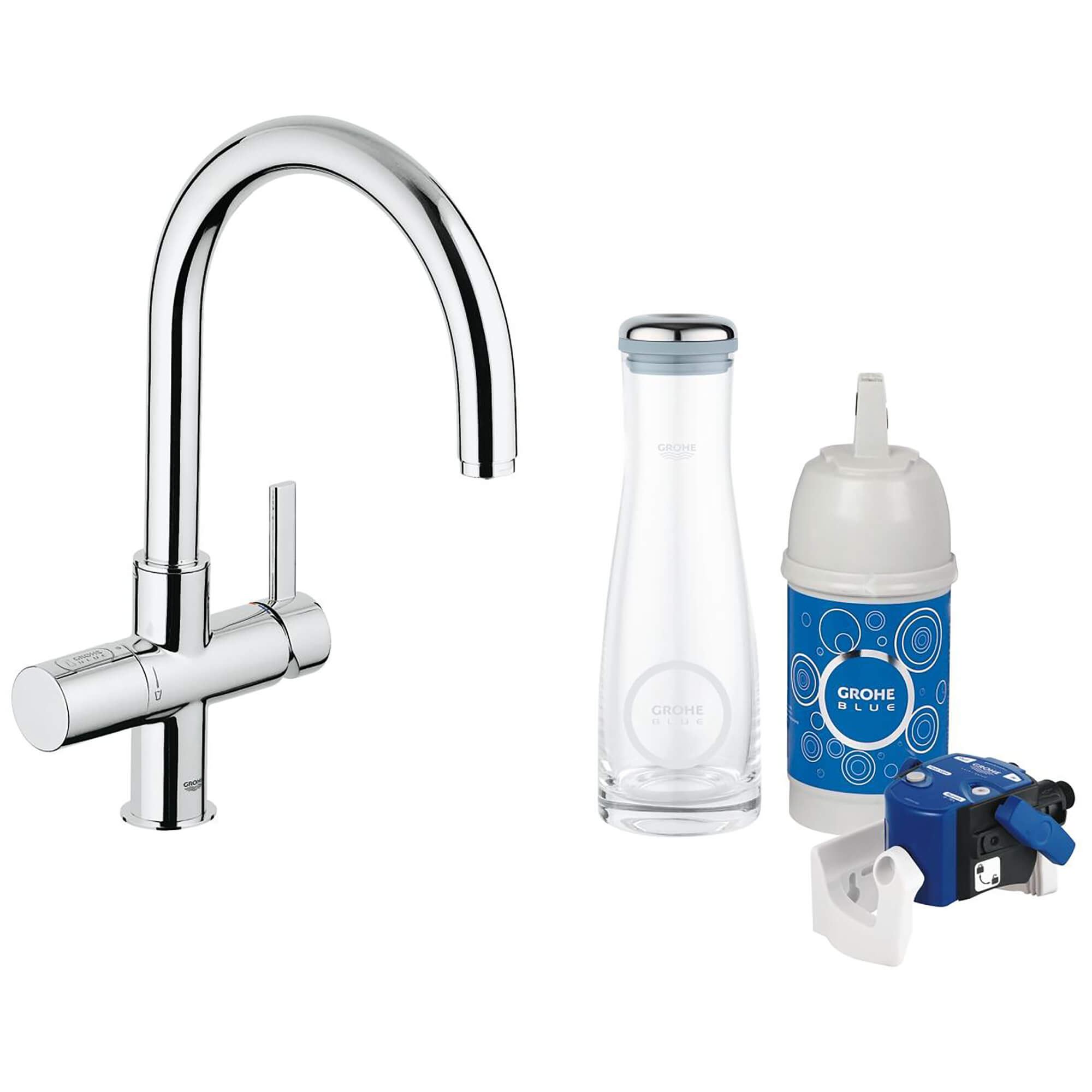 Single-Handle Kitchen Faucet 1.75 GPM with Filtered Water